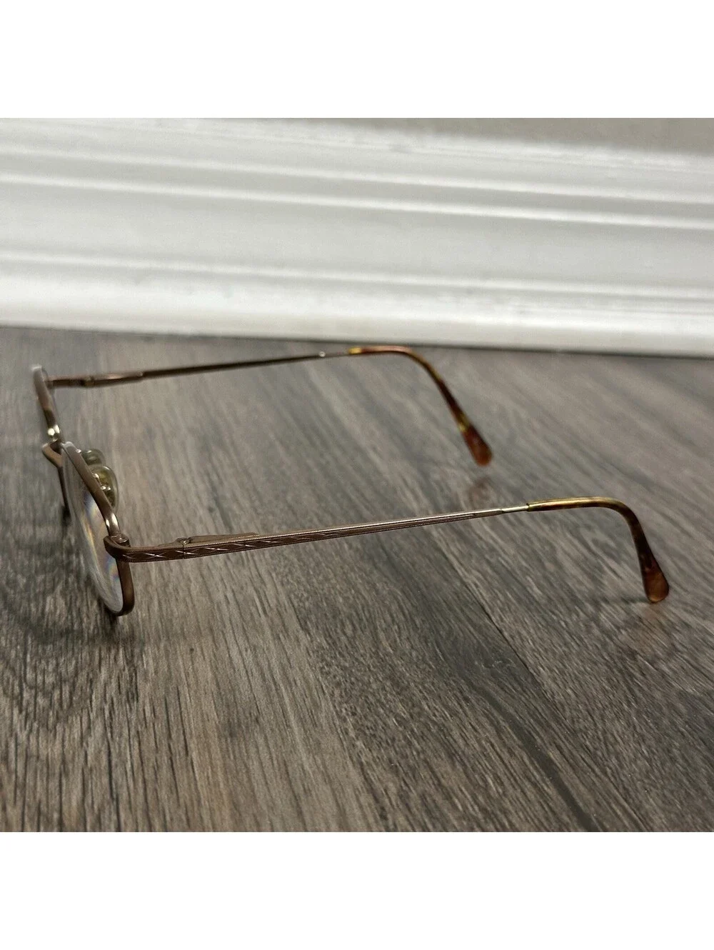 Titmus T6 BRN CS60 Z87-2 GOLD tone Eyeglasses  Oval  51-19-145mm Frames VTG
